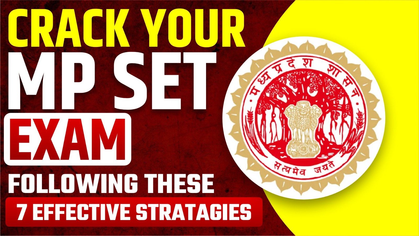 Crack Your MP SET Exam Following These 7 Effective Strategies!