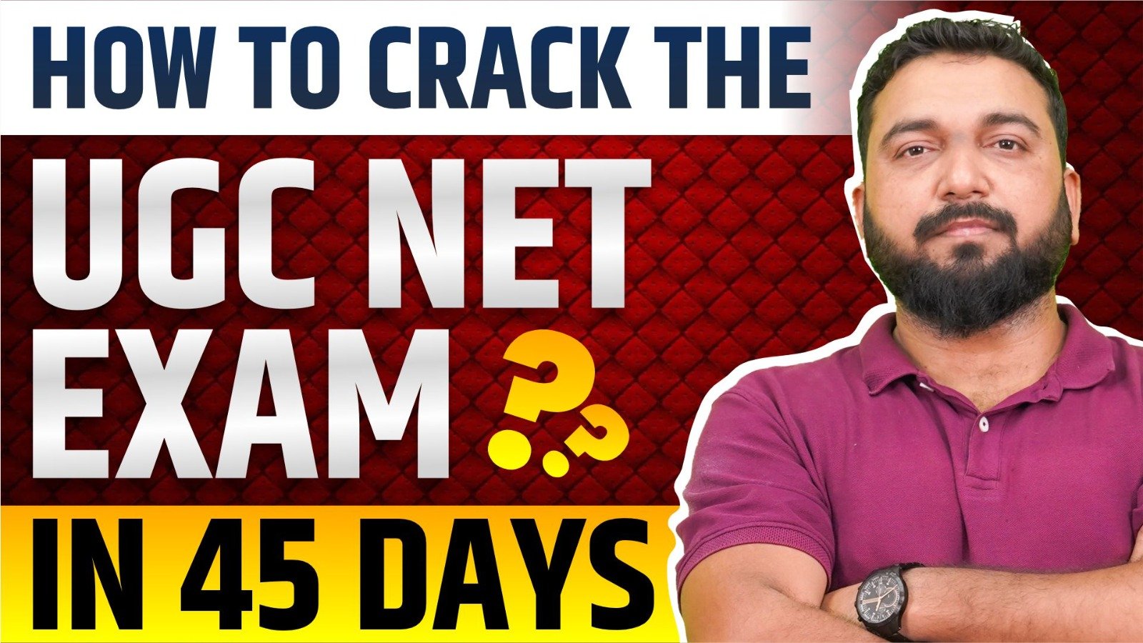 Want To Crack the UGC-NET/JRF Exam in 45 Days? Know How!