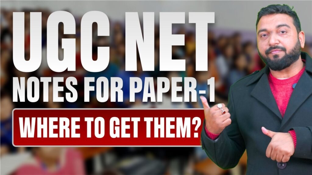 UGC NET Paper 1 Notes PDF