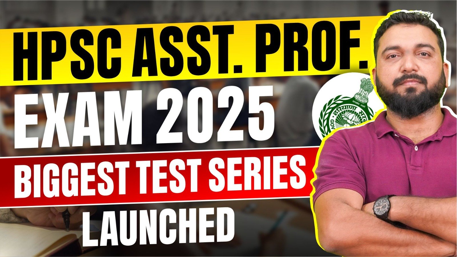 HPSC Assistant Professor Exam: Biggest Test-Series Launched!
